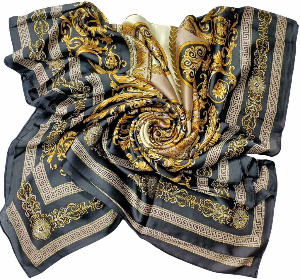 Acotavie Scarfs for Women Lightweight Print Floral Pattern Scarf Fashion Scarves Sunscreen Wraps Shawls