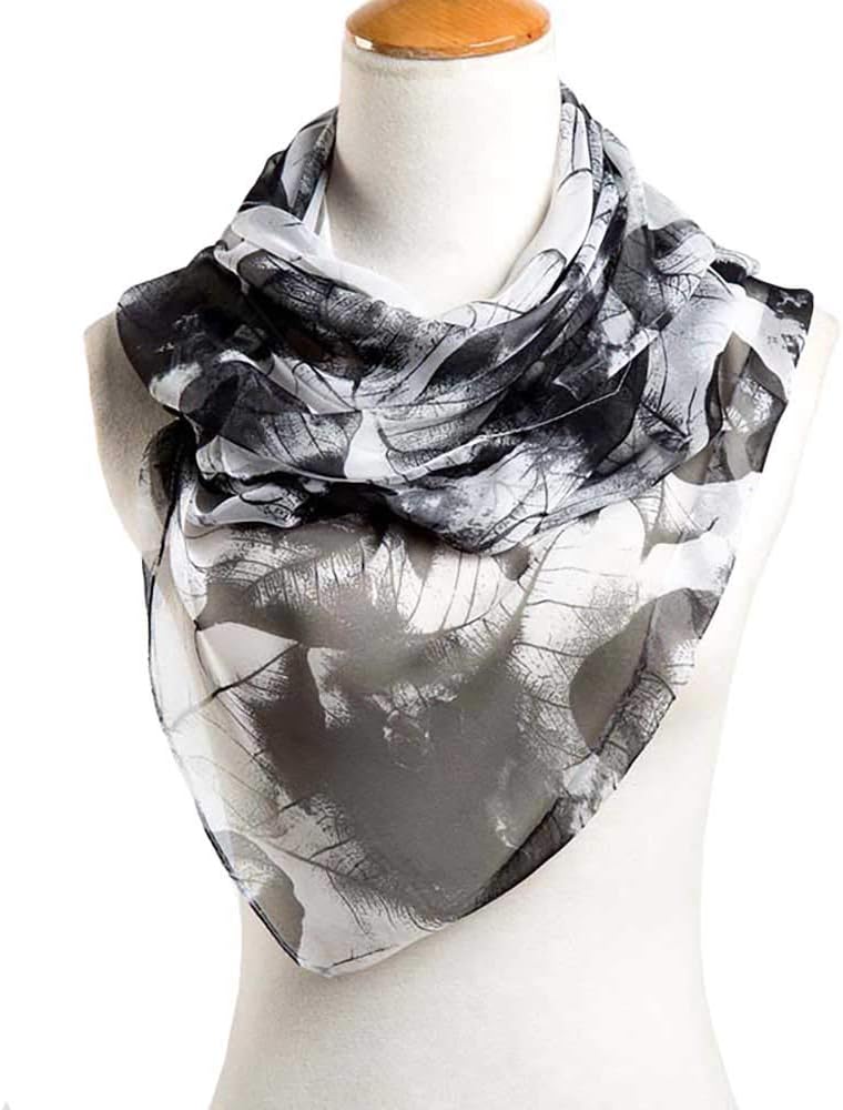 Acotavie Scarfs for Women Lightweight Print Floral Pattern Scarf Shawl Fashion Scarves Sunscreen Shawls