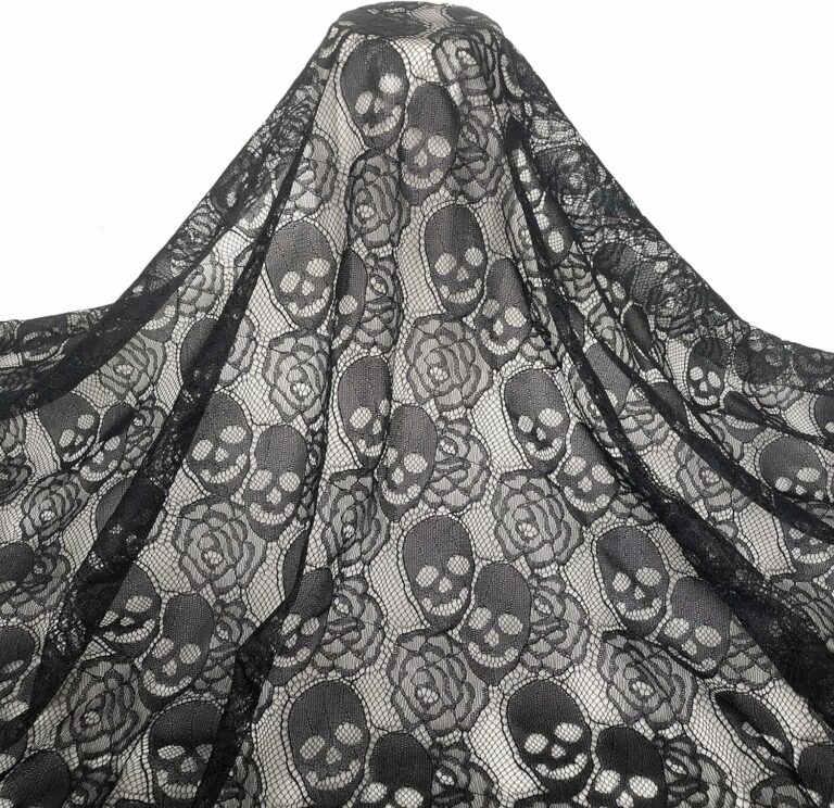 Black Skull Lace Fabric Review
