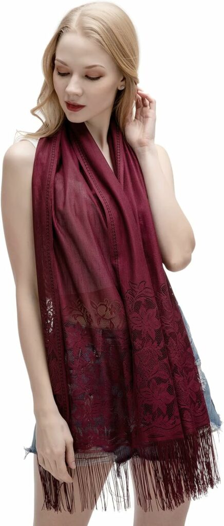 RIIQIICHY Shawls and Wraps for Evening Dresses Scarfs for Women Pashmina Wedding Formal Shawl