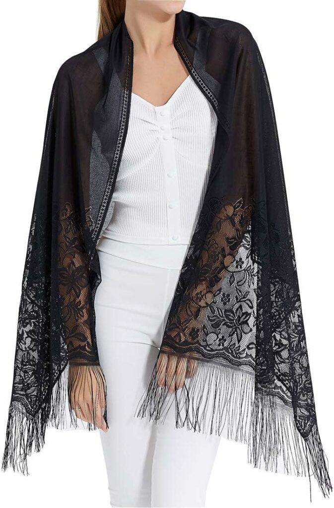 RIIQIICHY Shawls and Wraps for Evening Dresses Scarfs for Women Pashmina Wedding Formal Shawl