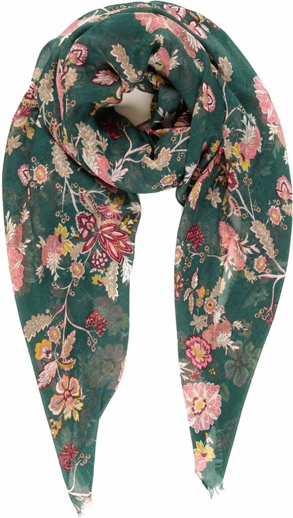 Scarfs for Women Lightweight Floral Flower Fashion Wrap Shawl Fall Winter