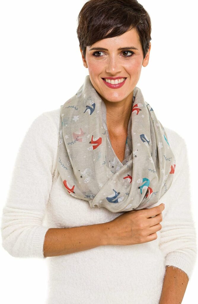 Scarfs for Women Lightweight Floral Flower Fashion Wrap Shawl for Fall Winter