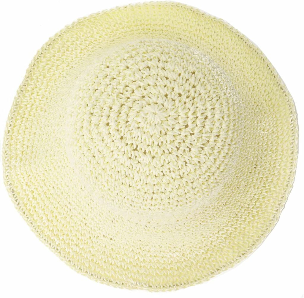 Sydbecs Womens Sun Hats Wide Brim Summer Beach Hat for Women Foldable Travel Straw Hat UPF50+