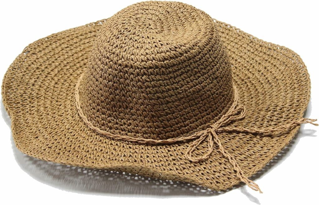 Women Fashion Summer Straw hat Sun hat Folding Travel Beach Cap