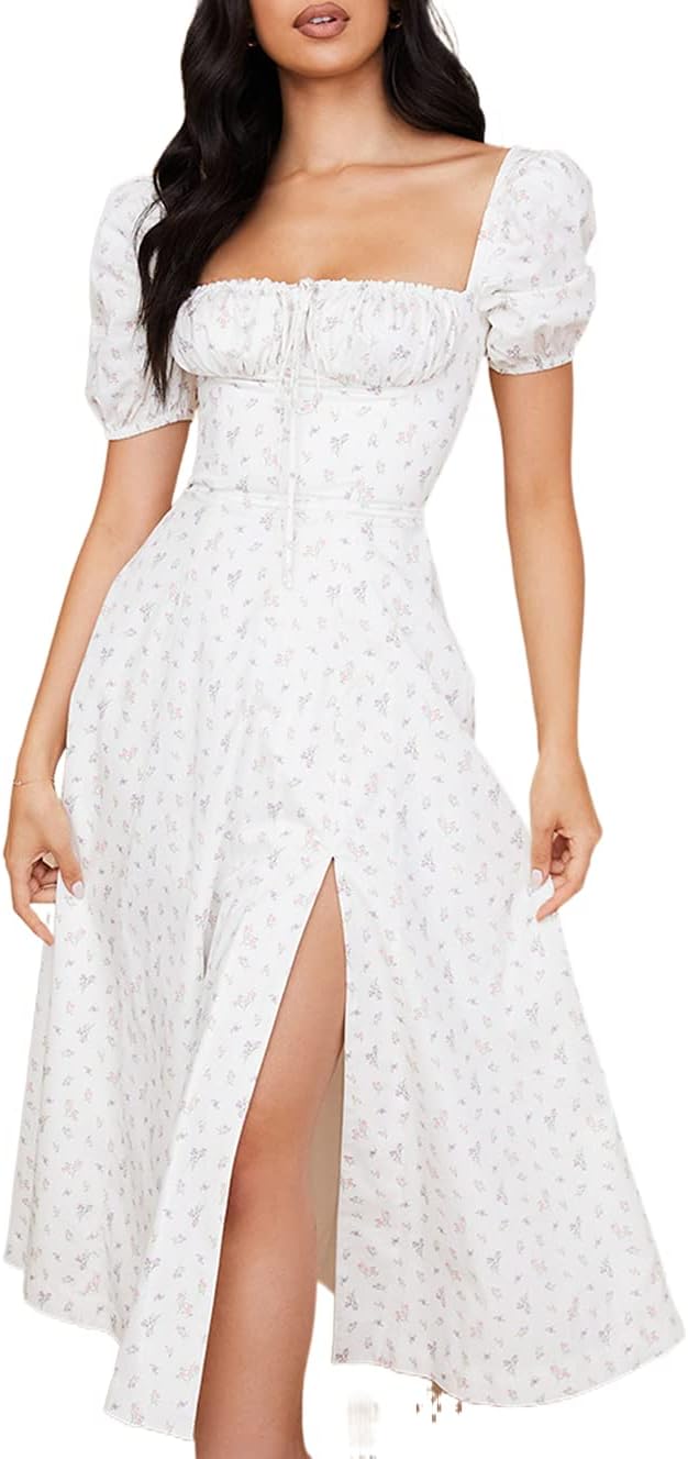 Women’s Puff Sleeve Maxi Dress Review