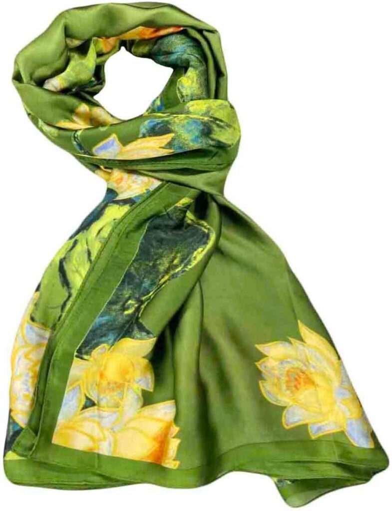 Xyueanlo Scarfs for Women Lightweight Scarves Fashion Print Floral Pattern Scarf Shawls