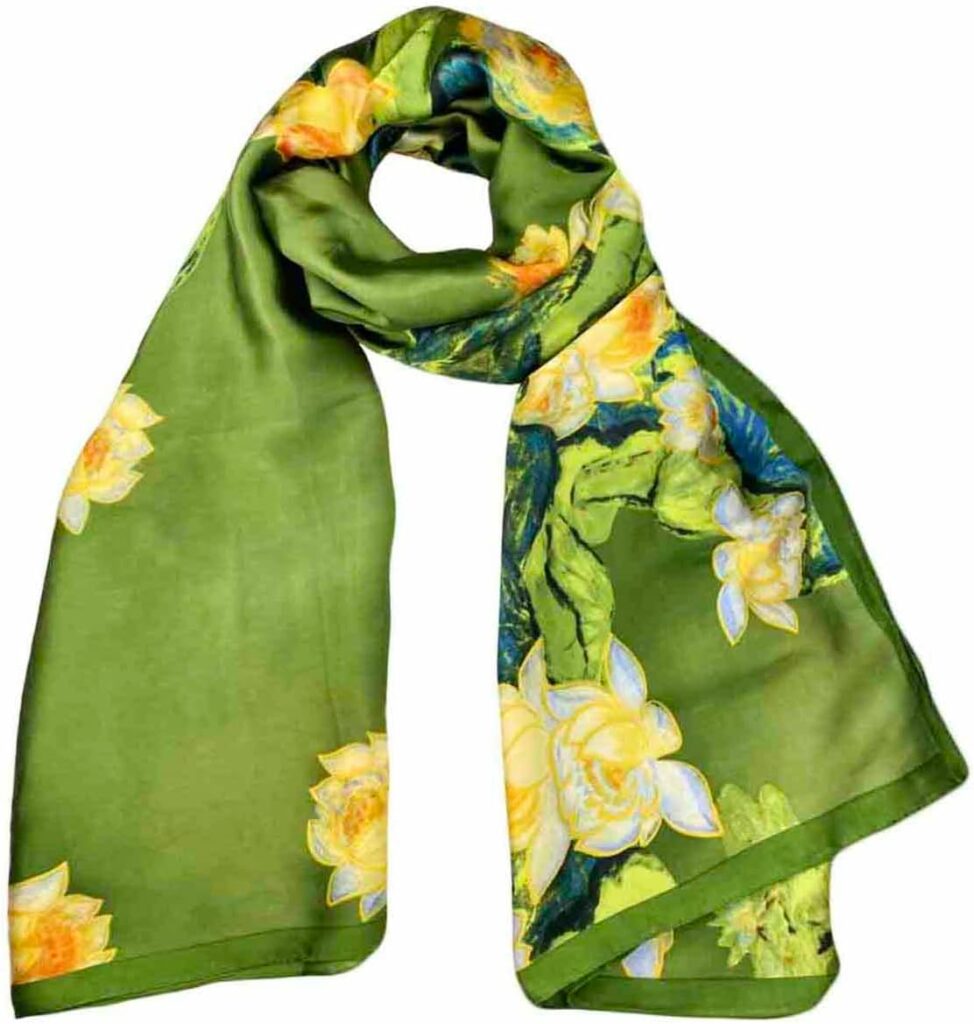 Xyueanlo Scarfs for Women Lightweight Scarves Fashion Print Floral Pattern Scarf Shawls